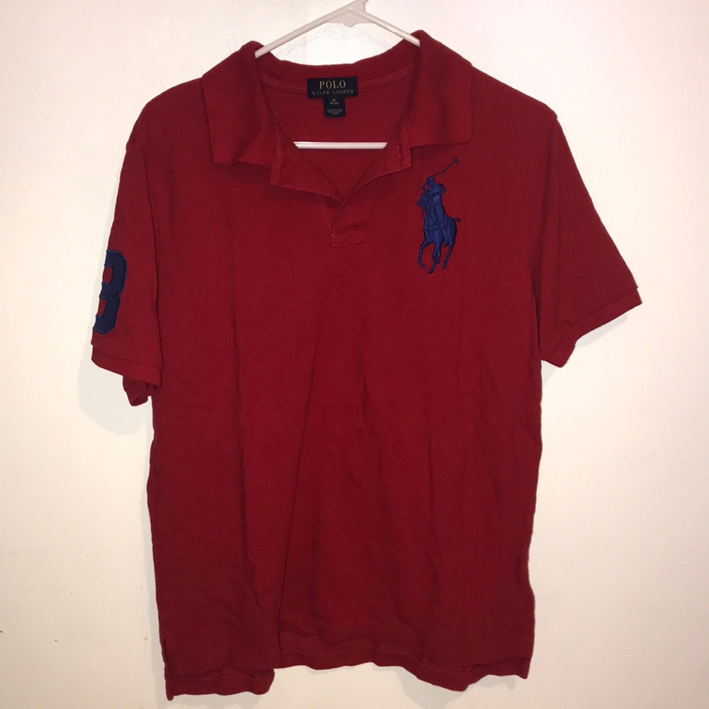 Polo Ralph Lauren red & blue youth polo shirt